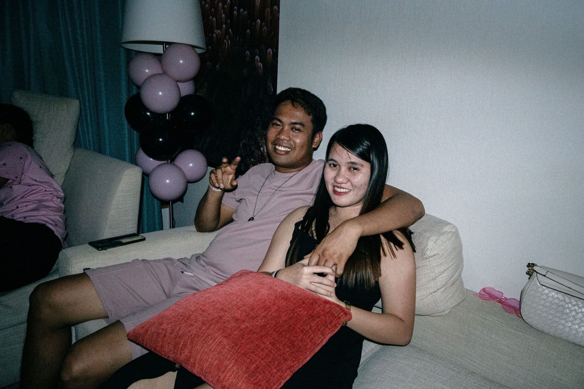 Couple celebration portrait